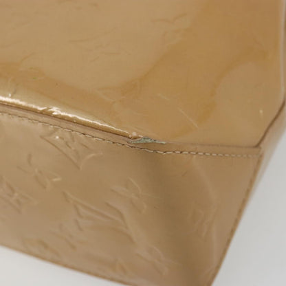 Louis Vuitton LOUIS VUITTON Monogram Vernis Reade PM Hand Bag Noisette M91334 LV Authentic BA12809