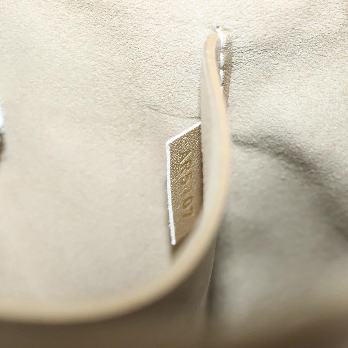 Louis Vuitton LOUIS VUITTON Love Note Shoulder Bag Leather Gold M53069 LV Authentic BA4535