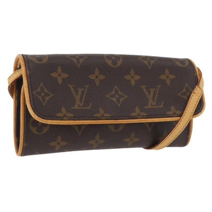 Louis Vuitton LOUIS VUITTON Monogram Pochette Twin PM Shoulder Bag M51854 LV Authentic ka3263