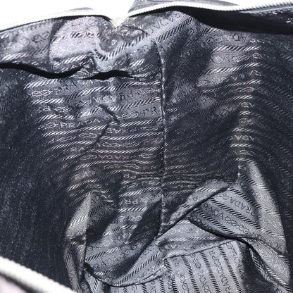 Prada PRADA Tote Bag Nylon Black Silver Authentic 151531