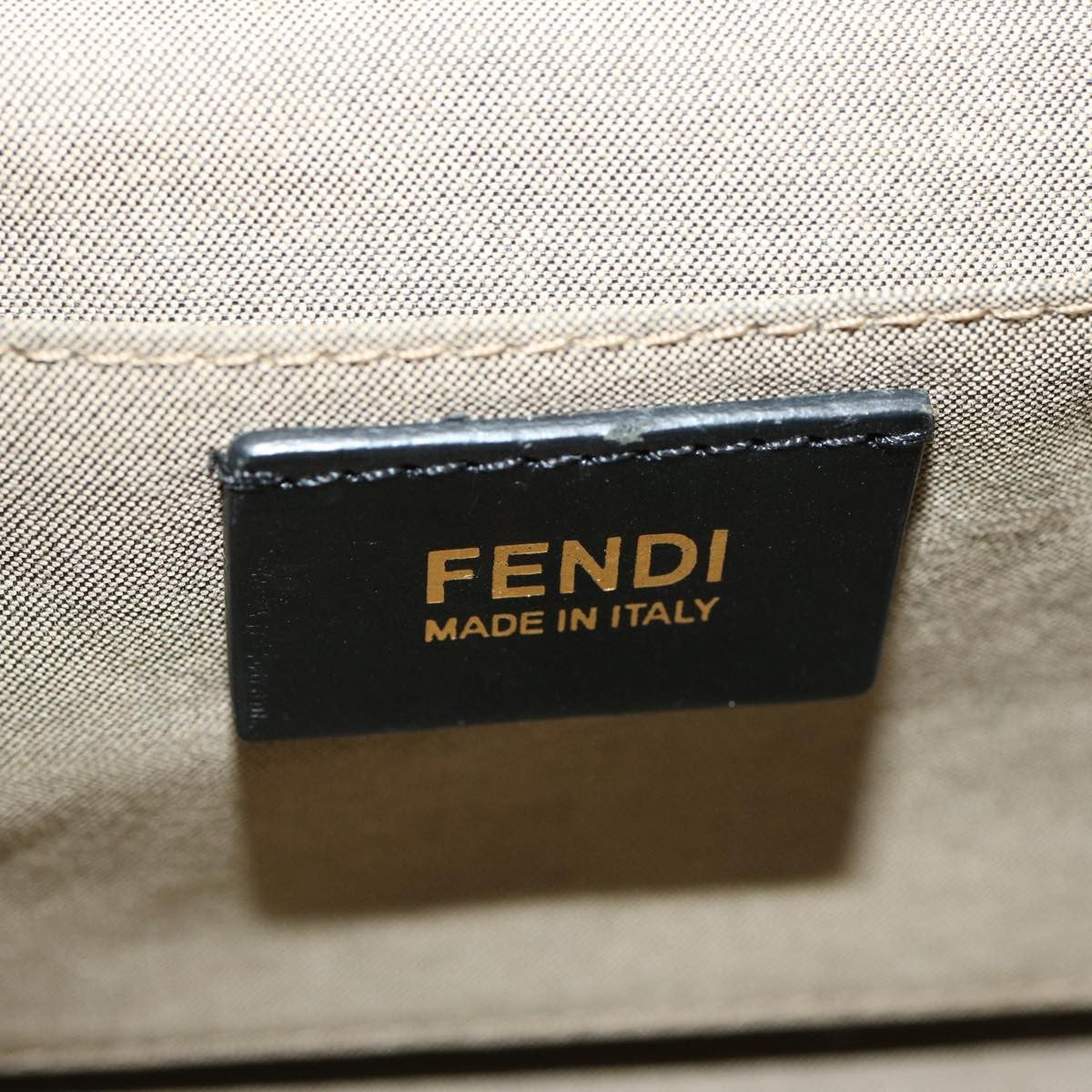 Fendi FENDI Hand Bag Canvas 2way Beige Authentic 70343