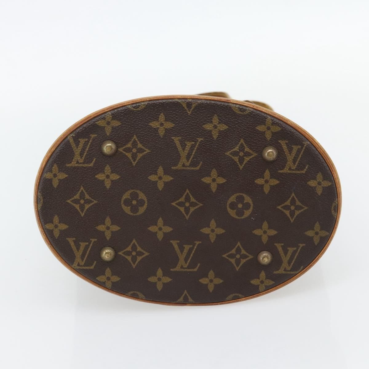 Louis Vuitton LOUIS VUITTON Monogram Bucket PM Shoulder Bag M42238 LV Authentic bs35325