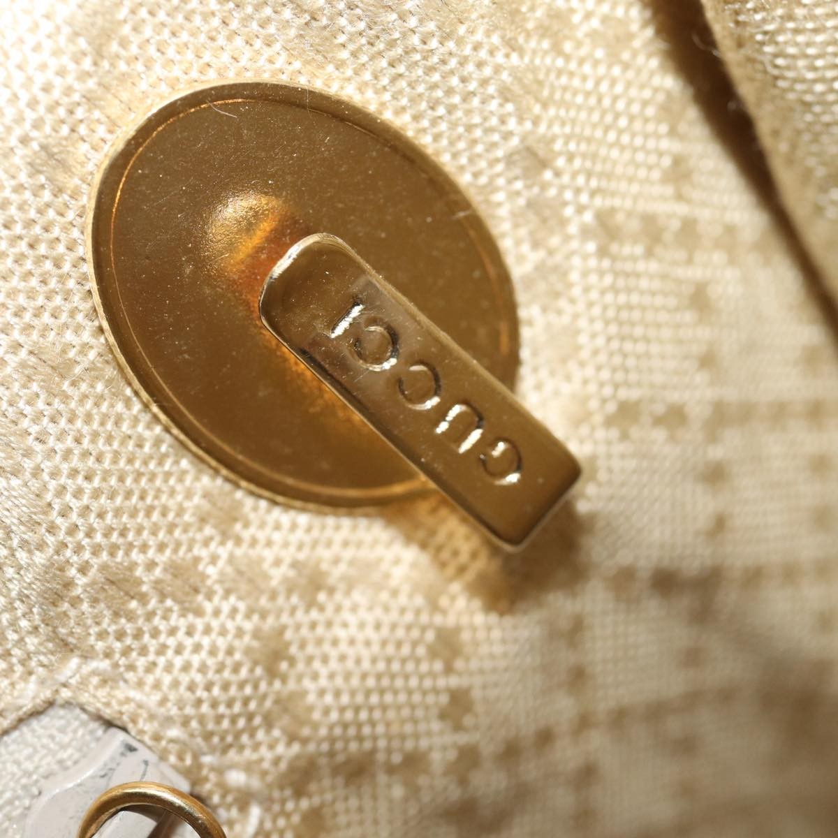 Gucci GUCCI Bamboo Tote Bag Suede 2way Beige 002 2855 0322 0 Authentic 77226