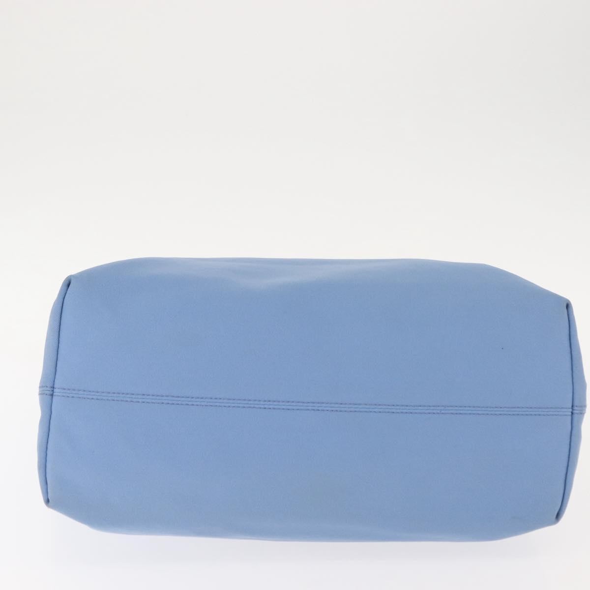 Salvatore Ferragamo Salvatore Ferragamo Tote Bag Canvas Blue Silver Authentic BA7336