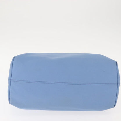 Salvatore Ferragamo Salvatore Ferragamo Tote Bag Canvas Blue Silver Authentic BA7336