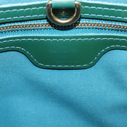Louis Vuitton LOUIS VUITTON Vernis Wilshire Boulevard Bag Blue galatic M93646 LV Authentic BA6406