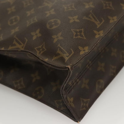 Louis Vuitton LOUIS VUITTON Monogram Sac Plat Hand Bag M51140 LV Authentic 135616