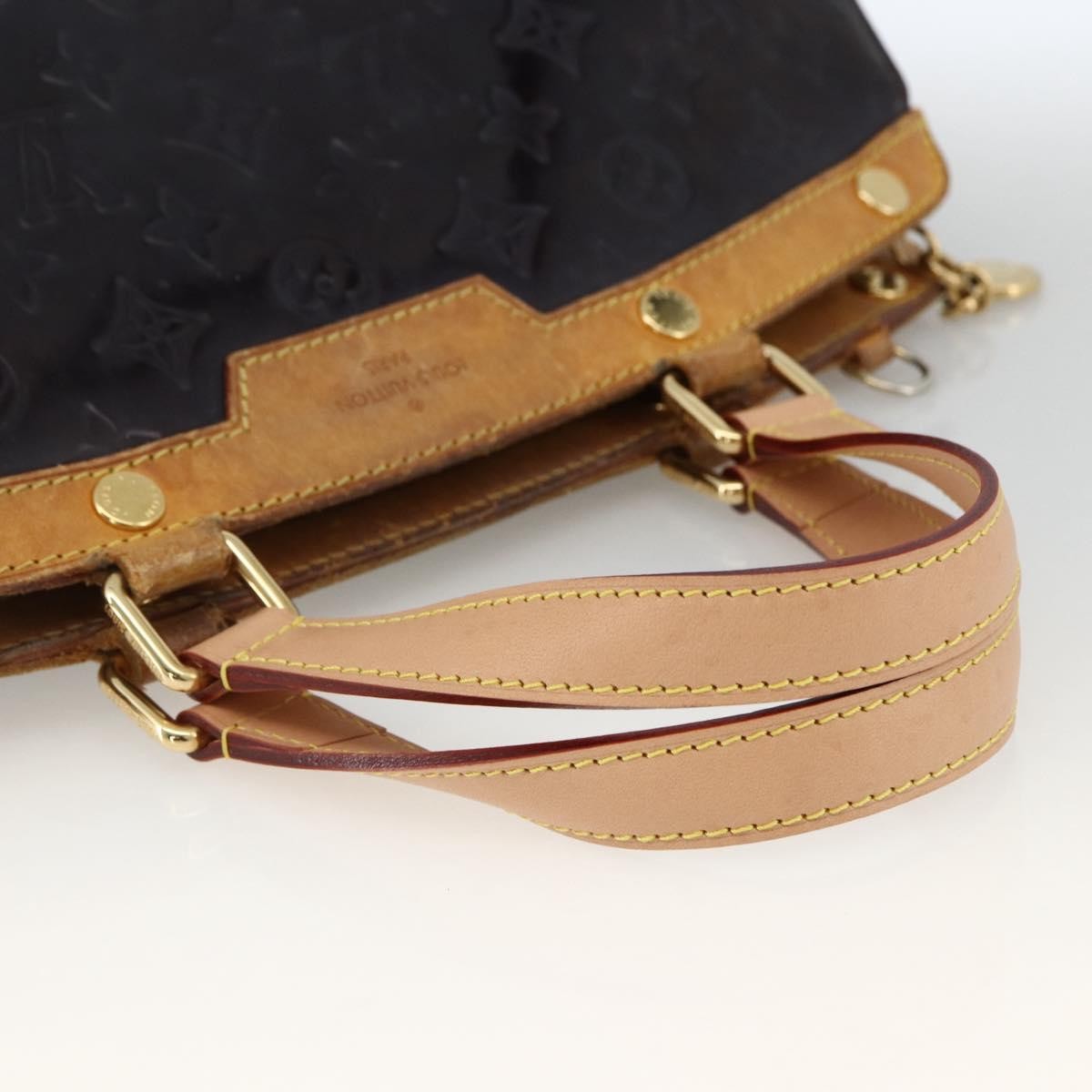 Louis Vuitton LOUIS VUITTON Monogram Vernis Blair GM Bag 2way Amarante M91616 LV Authentic BSZ597