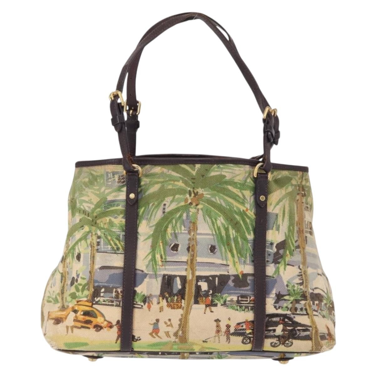 Louis Vuitton LOUIS VUITTON Eyeall Cabas PM Promenade Bag Canvas Purple M93771 LV Authentic 162827