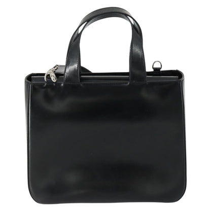 Gucci GUCCI Hand Bag Patent leather 2way Black Silver 000 2058 0504 5 Authentic 155470