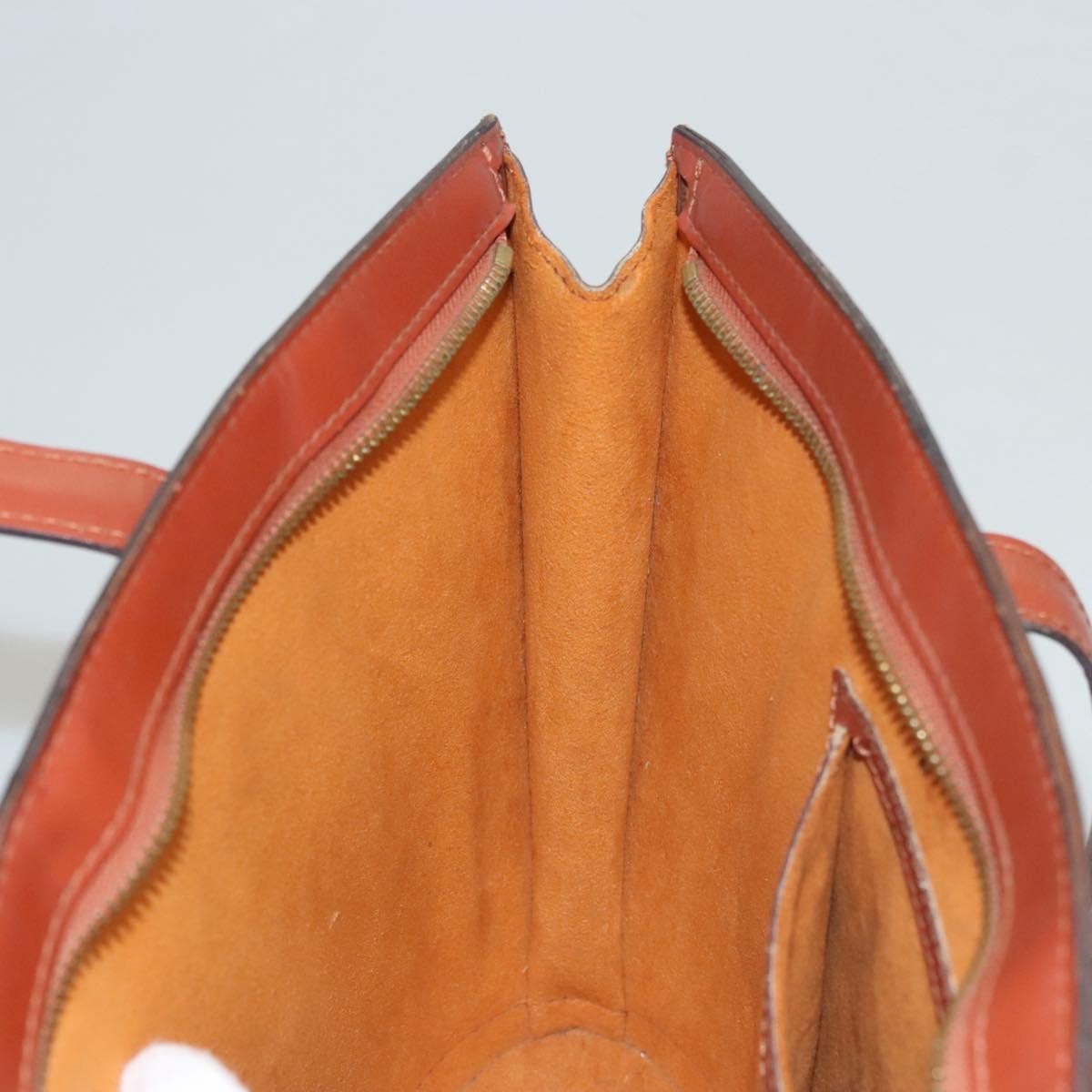 Louis Vuitton LOUIS VUITTON Epi Saint Jacques Hand Bag Brown M52263 LV Authentic BA1346
