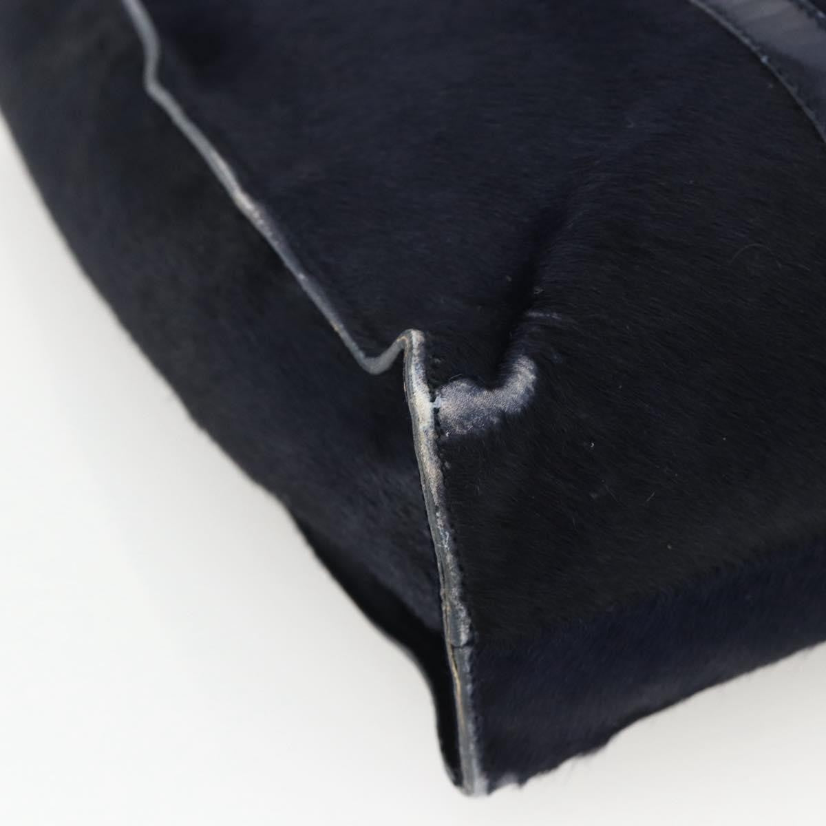 Prada PRADA Tote Bag Harako leather Navy Authentic 167194