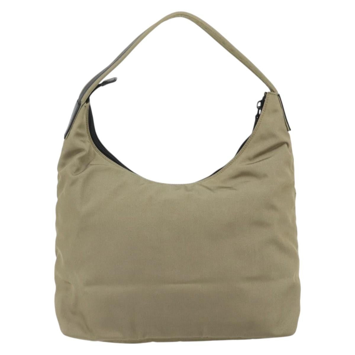 Gucci GUCCI Shoulder Bag Nylon Beige 001 3380 1705 Authentic ti3889