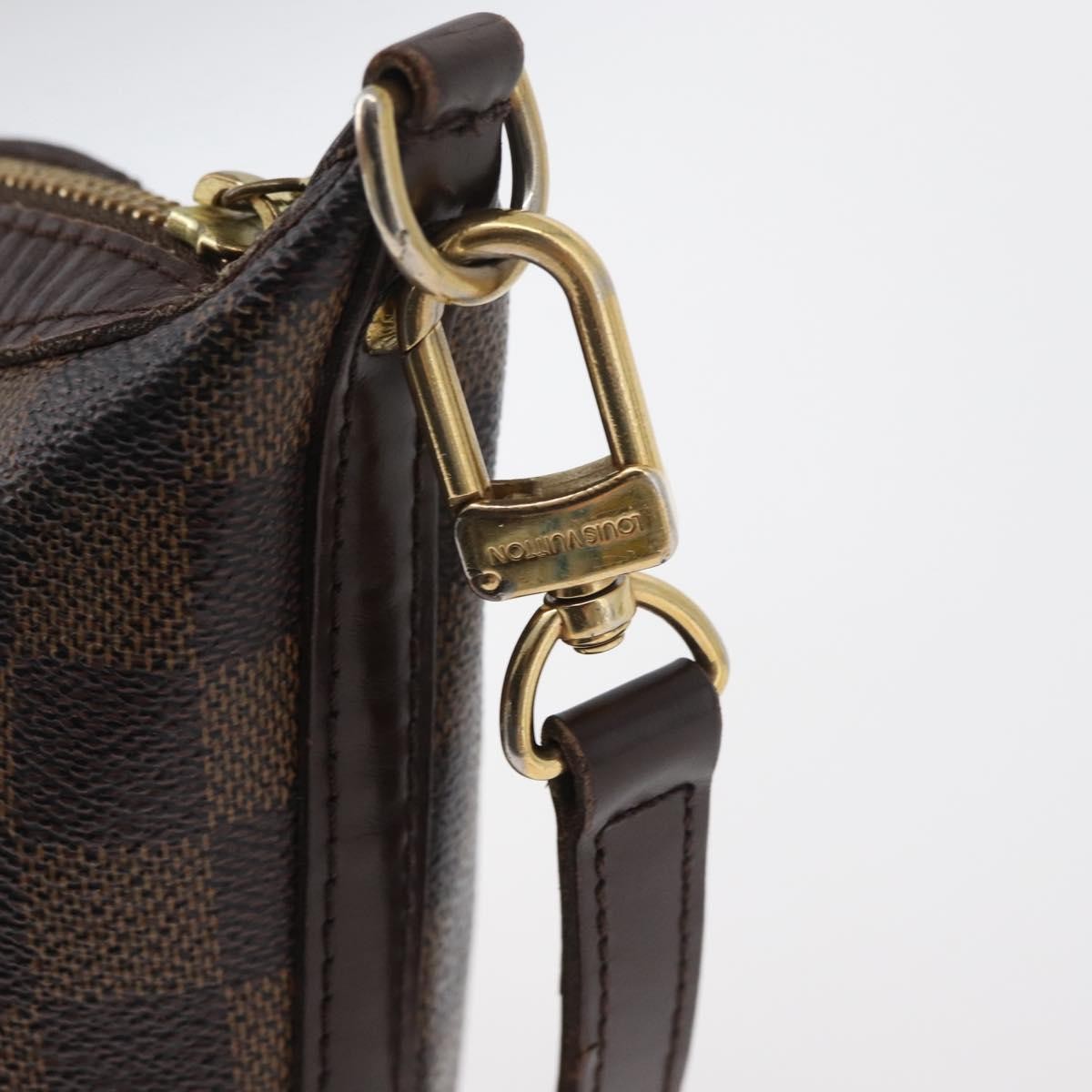 Louis Vuitton LOUIS VUITTON Damier Ebene Illovo PM Shoulder Bag N51996 LV Authentic BA12761