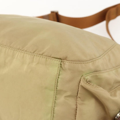 Prada PRADA Shoulder Bag Nylon Khaki Silver Authentic 175738