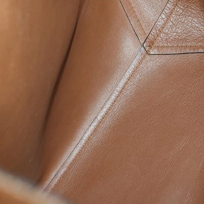 Gucci GUCCI Tote Bag Leather Brown Silver Authentic 160133