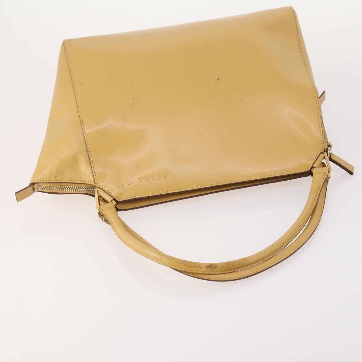 Prada PRADA Shoulder Bag Nylon Leather 3 Set Beige Khaki Authentic YKZ717
