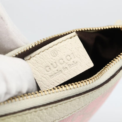 Gucci GUCCI GG Canvas Pouch Pink Gold Authentic BAZ875A Bag