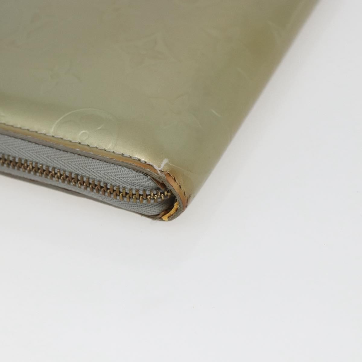 Louis Vuitton LOUIS VUITTON Monogram Vernis Eldridge Long Wallet Gris M91158 LV Authentic 168202 Bag