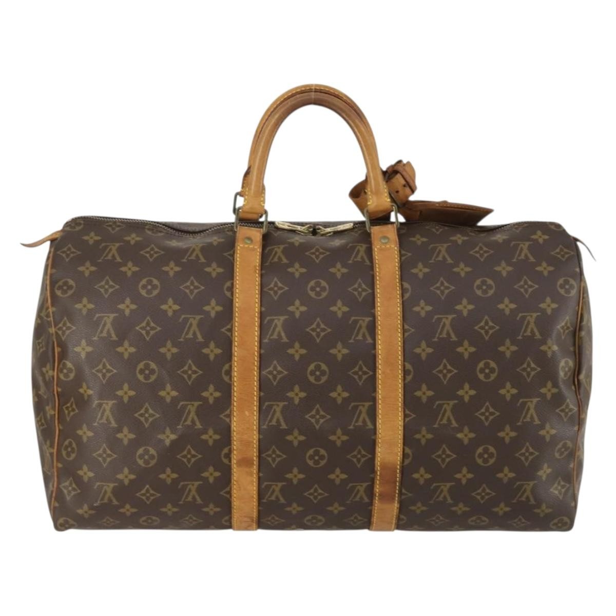 Louis Vuitton LOUIS VUITTON Monogram Keepall 50 Boston Bag M41426 LV Authentic 158747