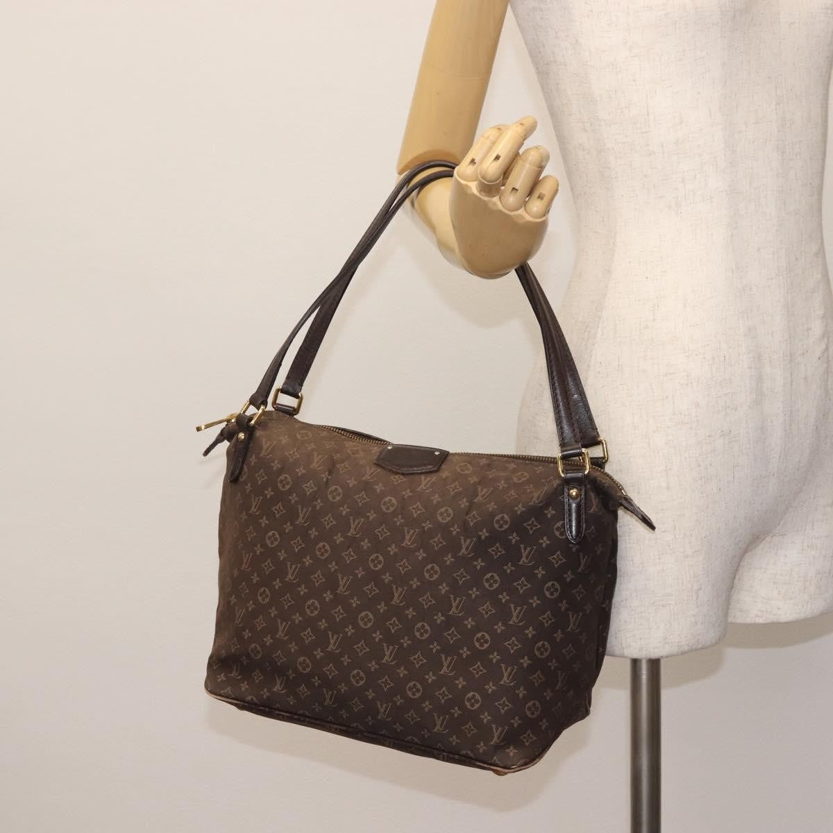 Louis Vuitton LOUIS VUITTON Monogram Idylle Ballad PM Tote Bag Dark Brown M40573 Authentic 144172