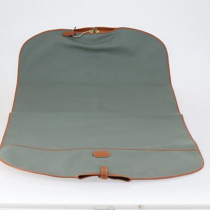 Valentino VALENTINO Garment Cover Leather Green Gold Authentic bs31394 Bag