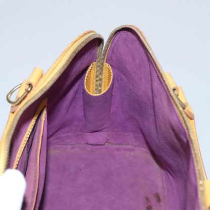 Louis Vuitton LOUIS VUITTON Epi Alma Hand Bag Yellow M52149 LV Authentic 107462