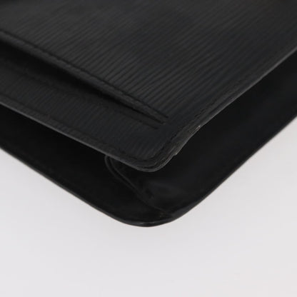 Louis Vuitton LOUIS VUITTON Epi Serie Dragonne Clutch Bag Black Noir M52612 LV Authentic bs35123