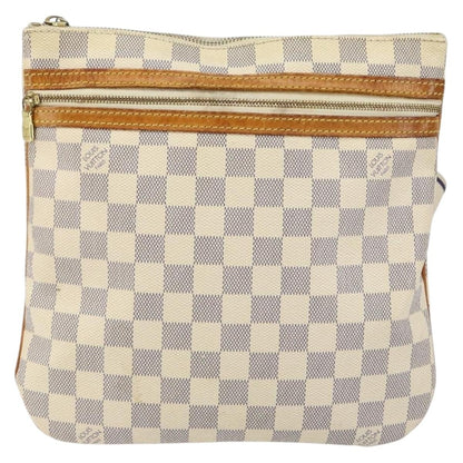 Louis Vuitton LOUIS VUITTON Damier Azur Pochette Bosphore Shoulder Bag N51112 LV Authentic BA7009
