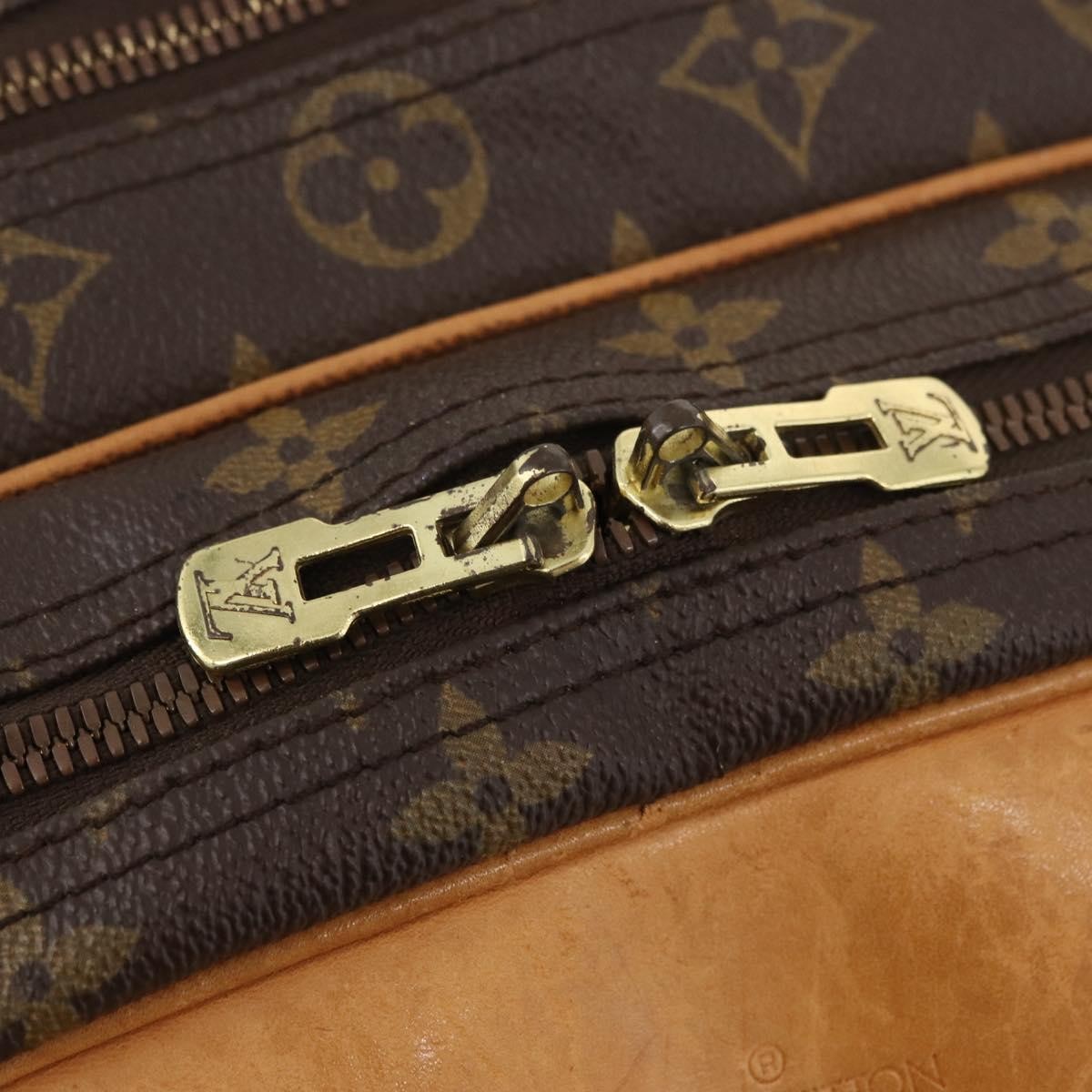 Louis Vuitton LOUIS VUITTON Monogram Alize 24H Boston Bag M41399 LV Authentic 142638