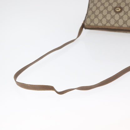 Gucci GUCCI GG Supreme Shoulder Bag PVC Beige Gold 89 02 086 Authentic BA12793