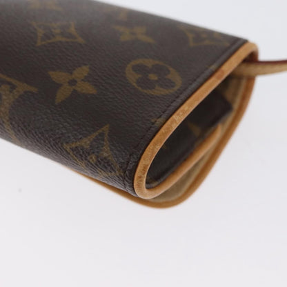 Louis Vuitton LOUIS VUITTON Monogram Pochette Twin PM Shoulder Bag M51854 LV Authentic ka3263