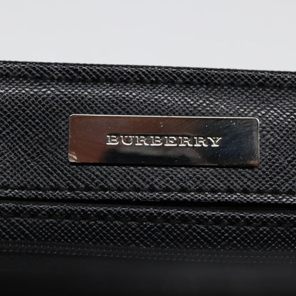 Burberry BURBERRY Nova Check Hand Bag Canvas Beige Black Authentic am6710