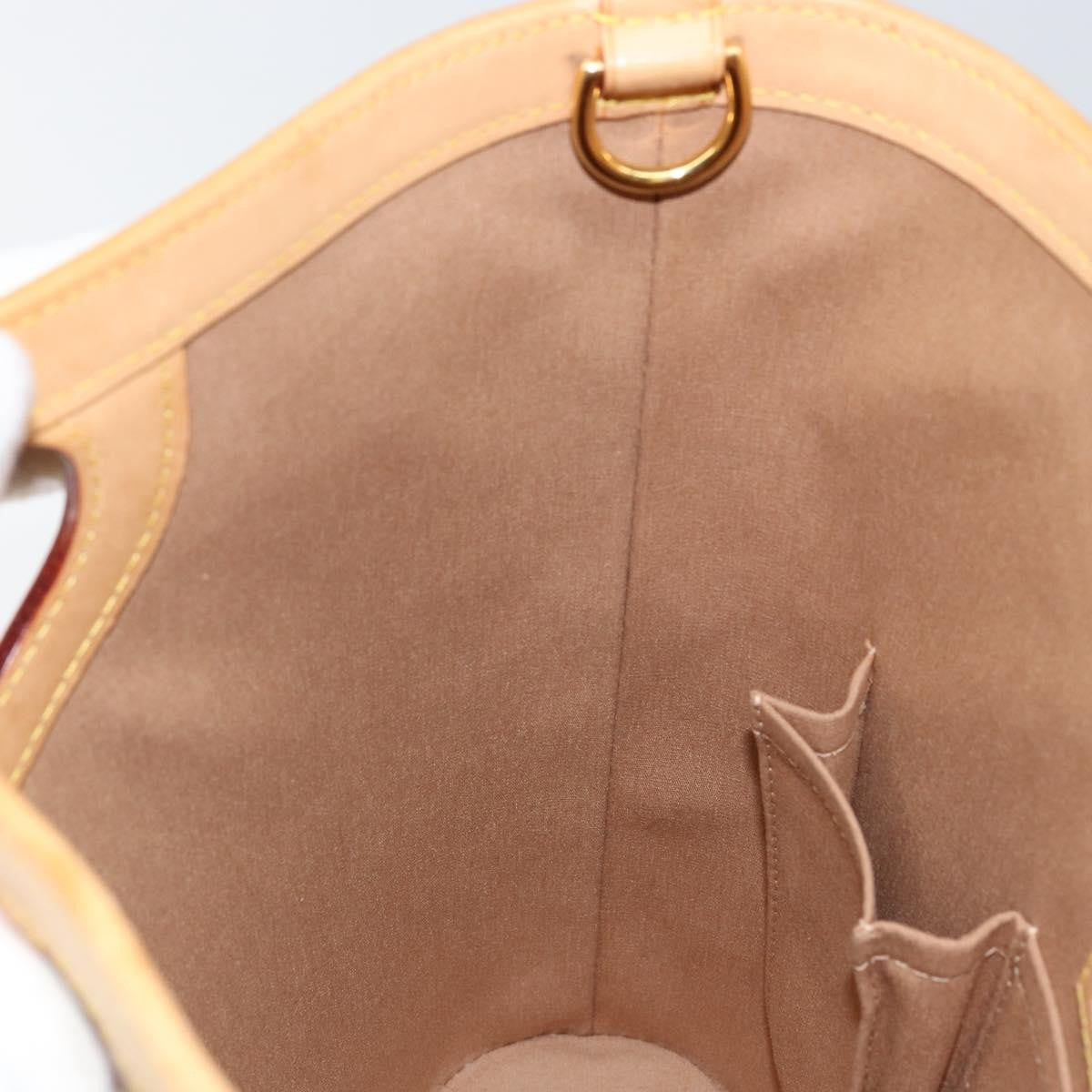 Louis Vuitton LOUIS VUITTON Vernis Stillwood Vertical Hand Bag Noisette M91364 LV Authentic gh952