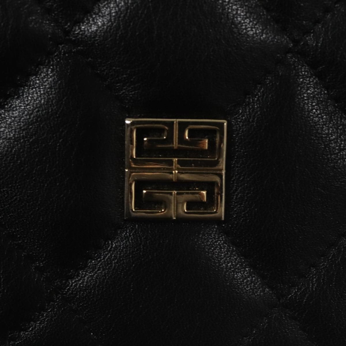 Givenchy GIVENCHY Chain Shoulder Bag Leather Black Authentic bs20851