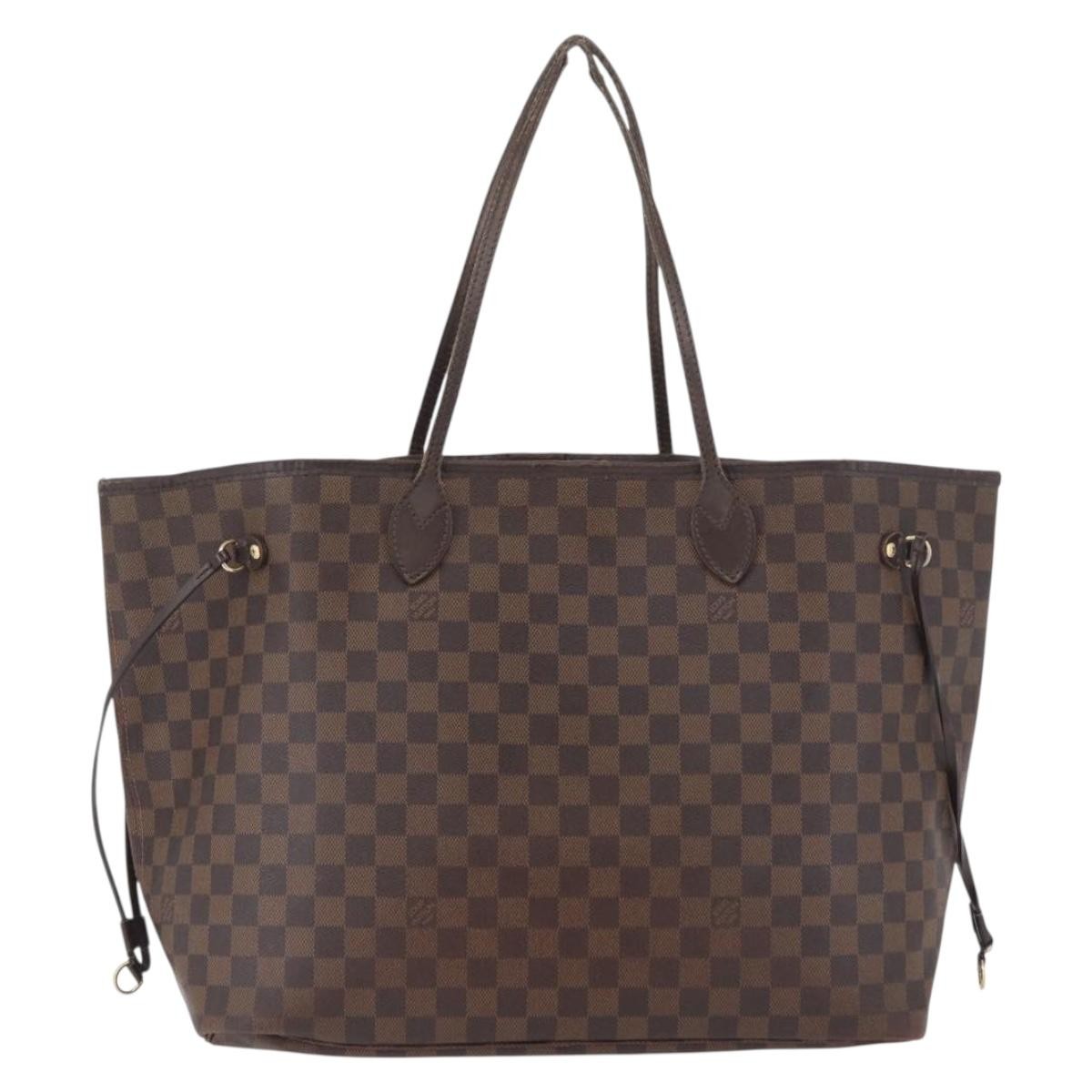Louis Vuitton LOUIS VUITTON Damier Ebene Neverfull GM Tote Bag N51106 LV Authentic LNZ627