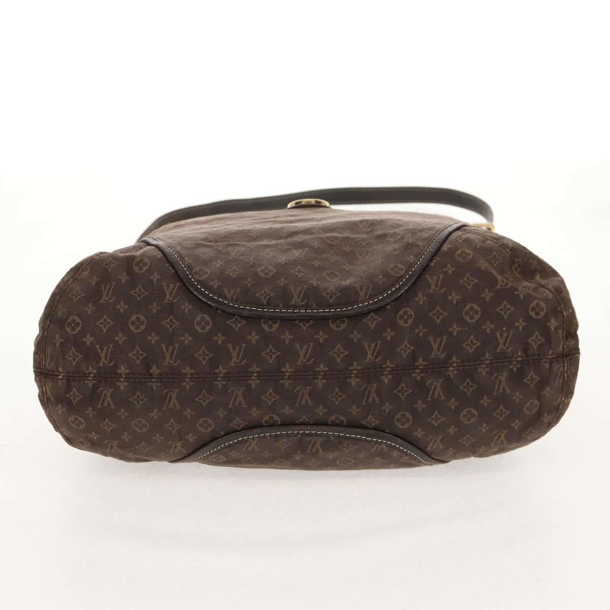 Louis Vuitton LOUIS VUITTON Monogram Idylle Elegy Hand Bag Black M56696 LV Authentic bs31637