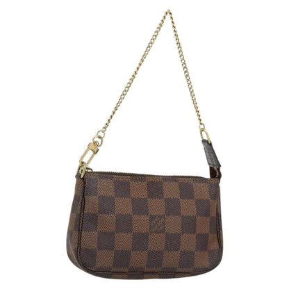 Louis Vuitton LOUIS VUITTON Damier Ebene Mini Pochette Accessoires Pouch N58009 LV Authentic 156078 Bag