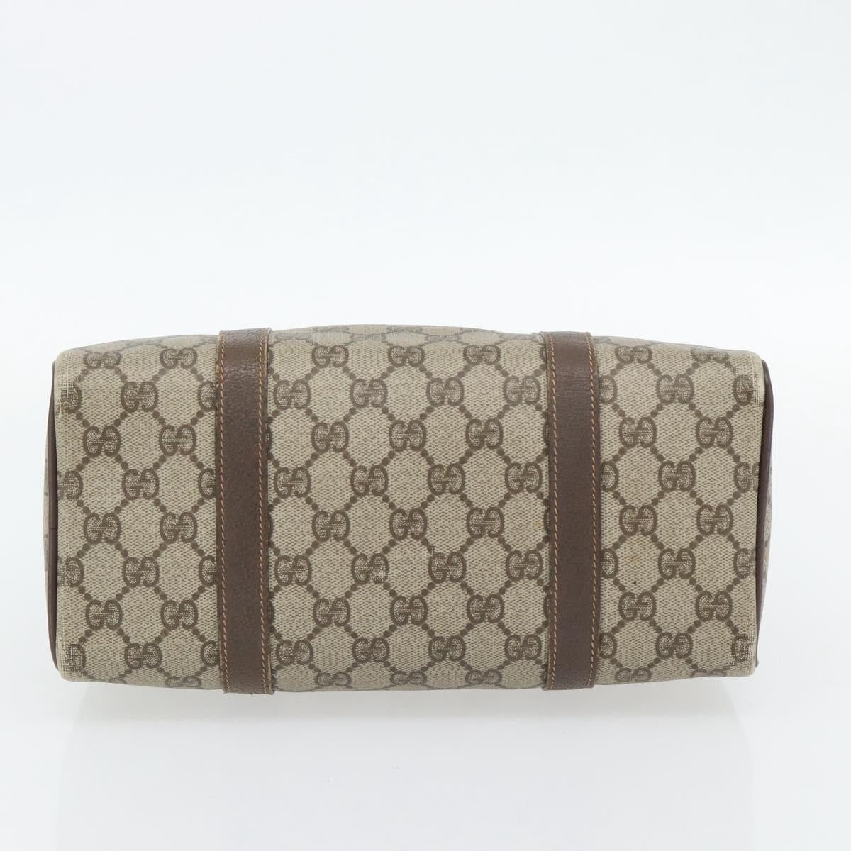Gucci GUCCI GG Supreme Web Sherry Line Bag PVC Beige Gold 40 02 006 Authentic BA12926