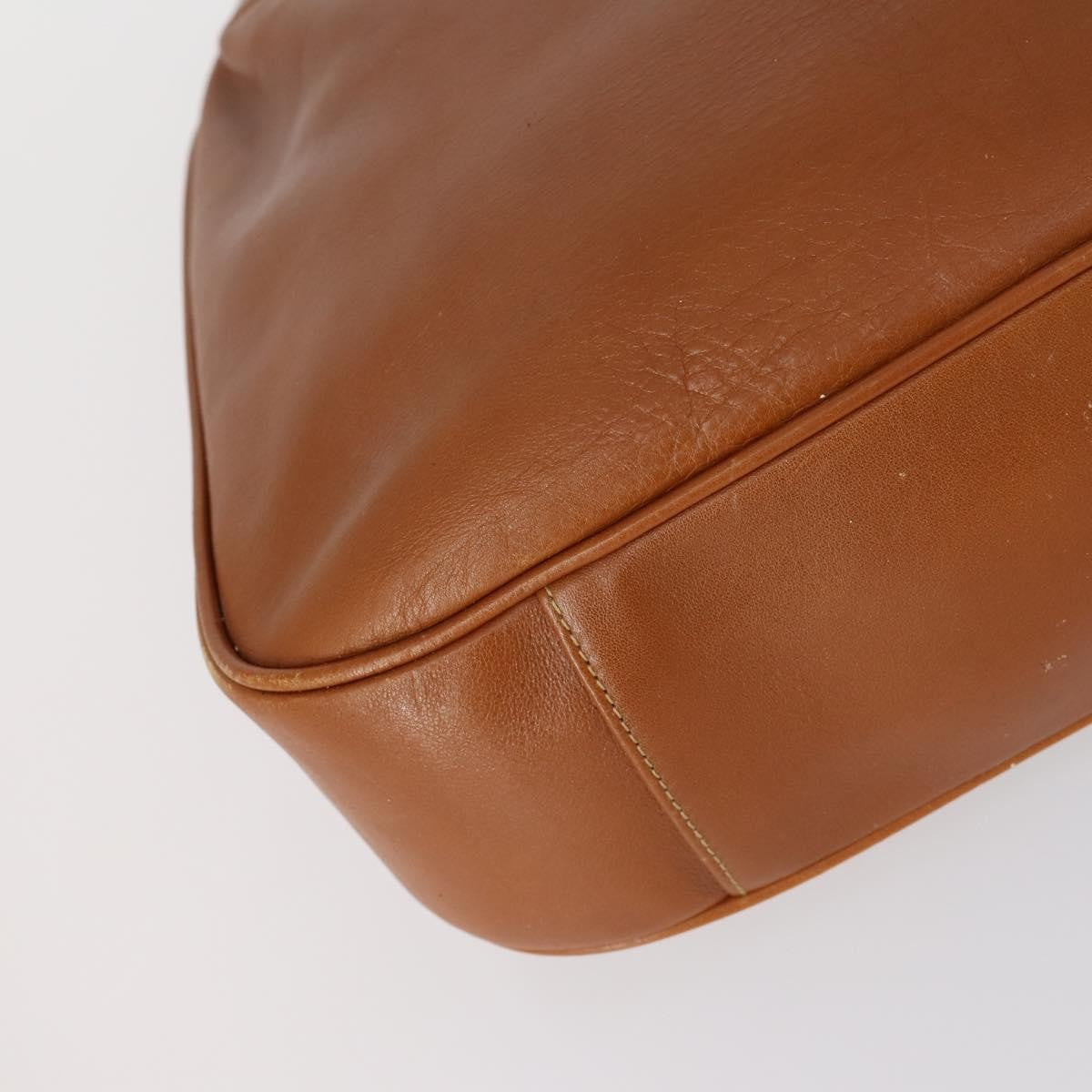 Gucci GUCCI Bamboo Shoulder Bag Leather 2way Brown Gold 001 2852 1577 0 Authentic ep12095