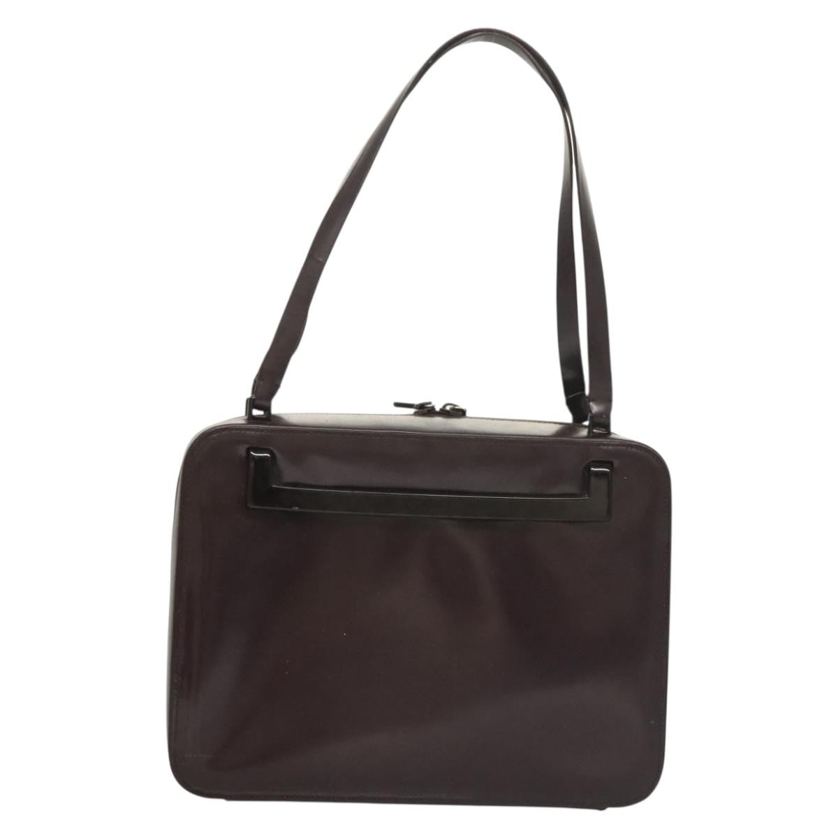 Gucci GUCCI Shoulder Bag Enamel Outlet Purple 001 3091 3754 Authentic bs28276