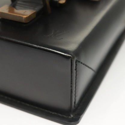 Louis Vuitton LOUIS VUITTON Pister Shoulder Bag Leather Black M92222 LV Authentic bs26496