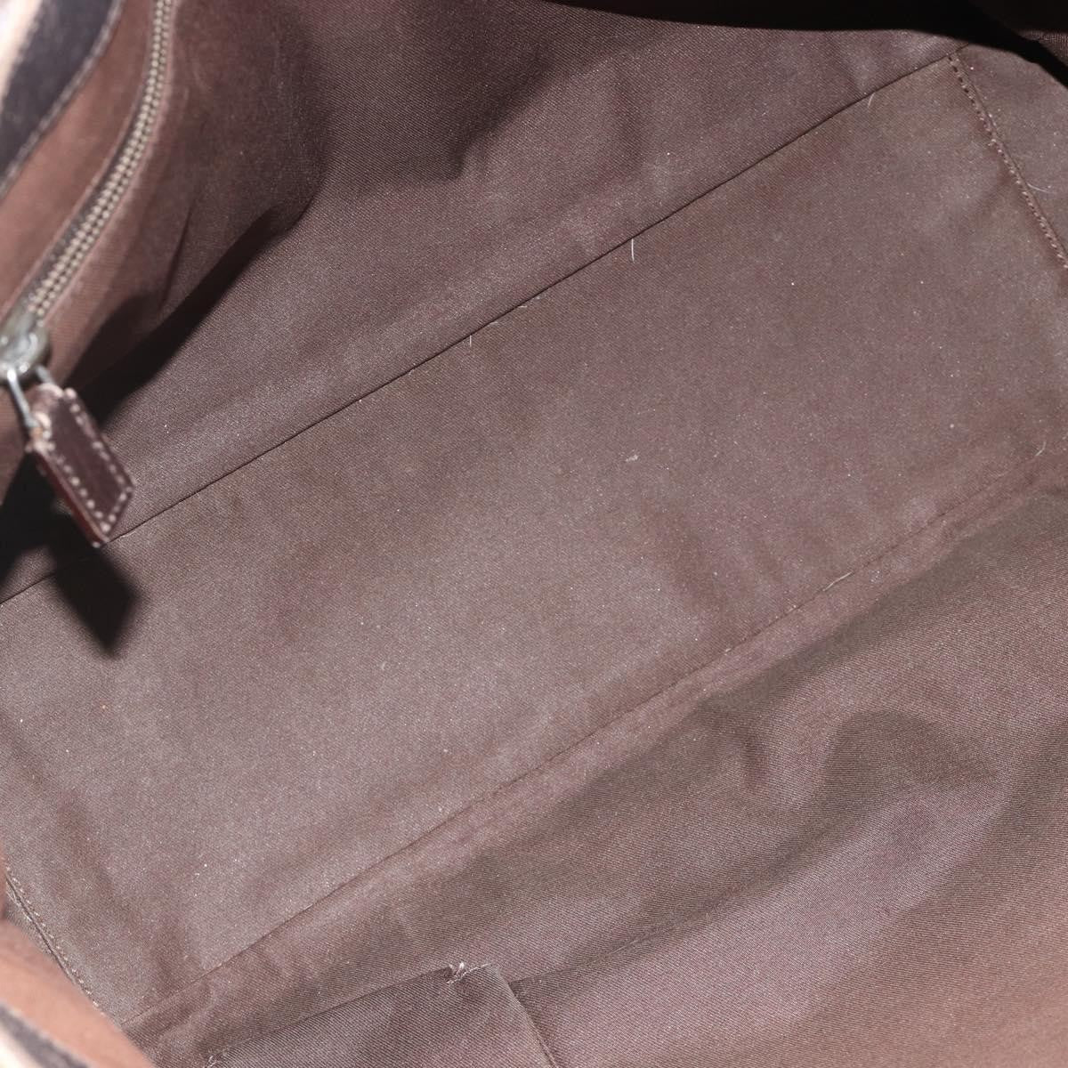 Gucci GUCCI GG Supreme Tote Bag PVC Beige Silver 141624 Authentic 178059