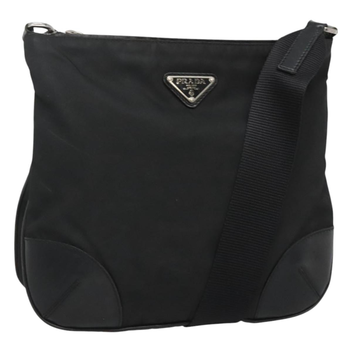 Prada PRADA Shoulder Bag Nylon Black Authentic 119572