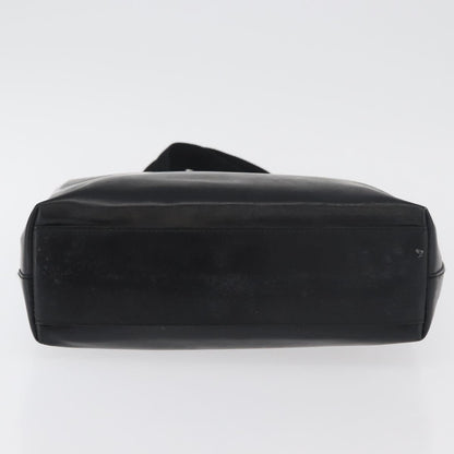 Prada PRADA Hand Bag Leather Black Silver Authentic 169378