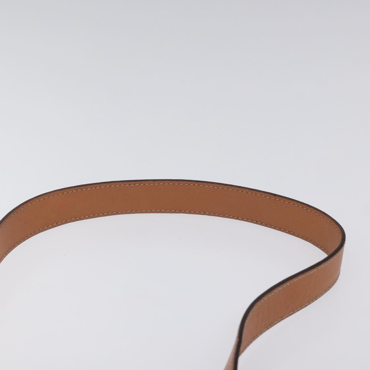 Celine CELINE Macadam Canvas Shoulder Bag PVC Leather Brown Gold Authentic 122137