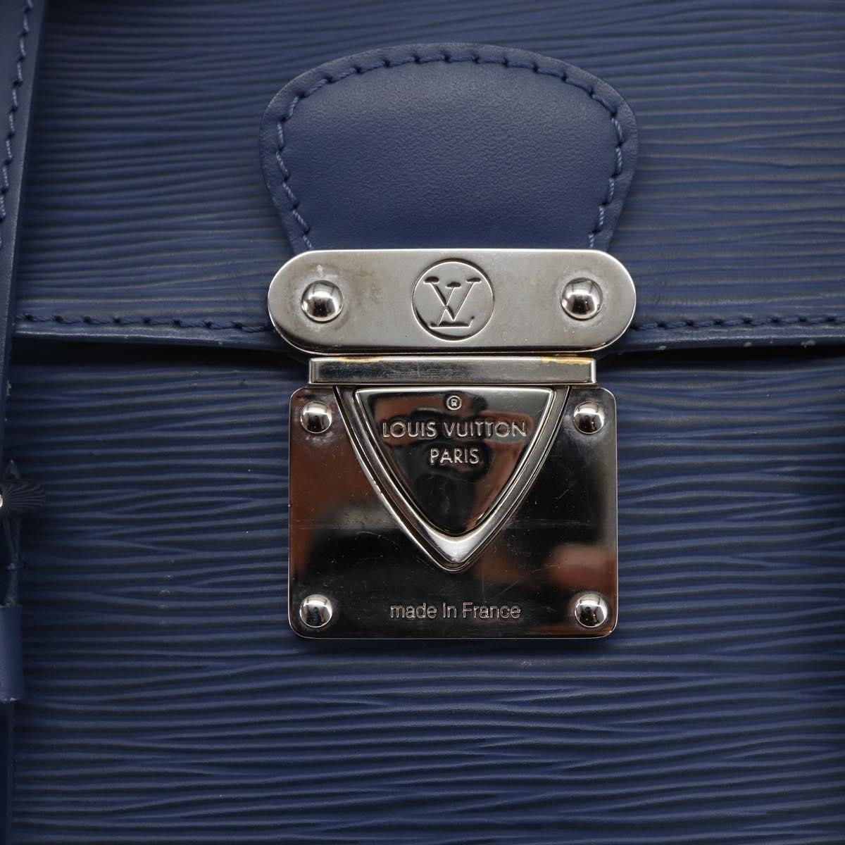 Louis Vuitton LOUIS VUITTON Epi Segur MM Hand Bag Myrtille M5886G LV Authentic 145467