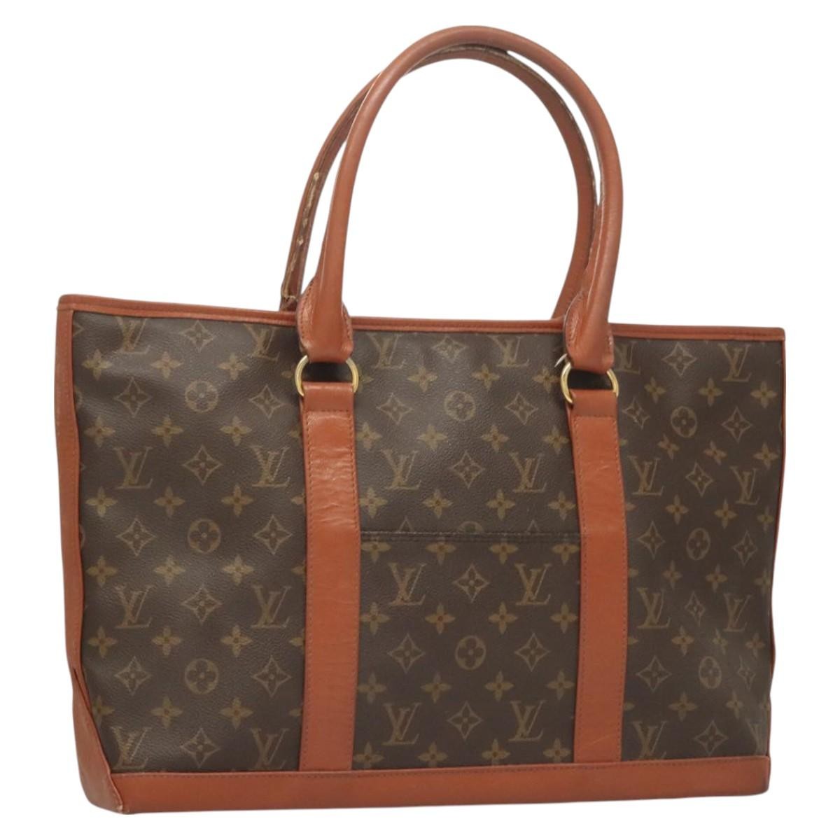 Louis Vuitton LOUIS VUITTON Monogram Sac Weekend PM Hand Bag M42425 LV Authentic BA2696