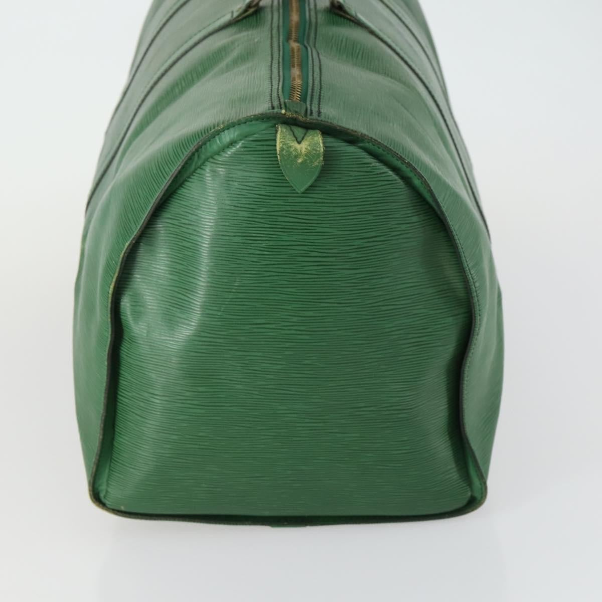 Louis Vuitton LOUIS VUITTON Epi Keepall 55 Boston Bag Green M42954 LV Authentic 158013