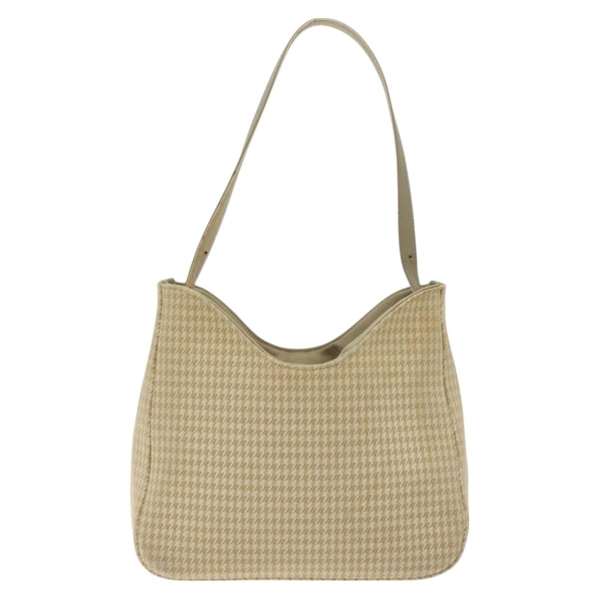 Givenchy GIVENCHY Staggered Pattern Shoulder Bag Canvas Beige Authentic 130221